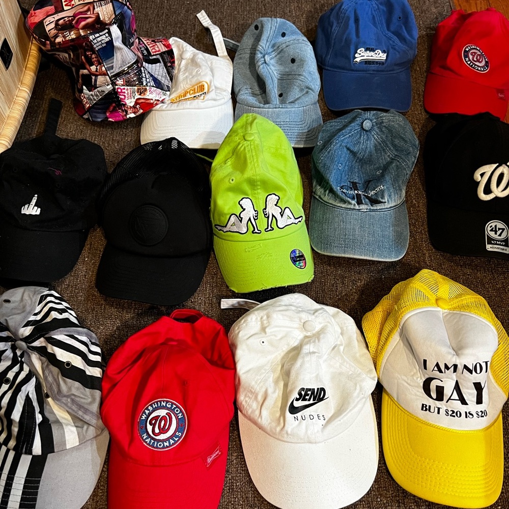 14 hats for the price of one 🧢